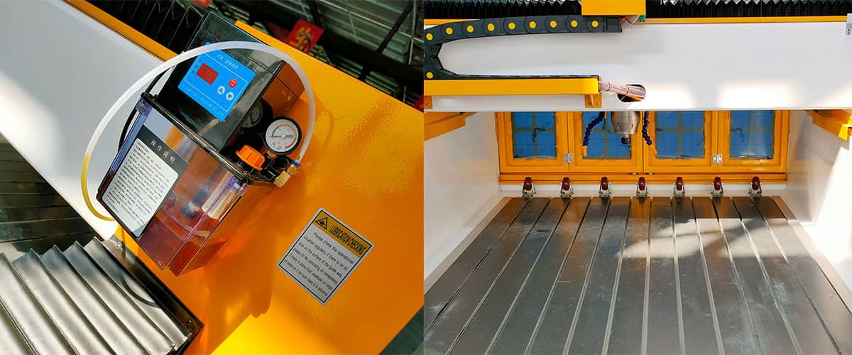 Máquina de grabado de piedra de cuarzo de granito de mármol pesado de