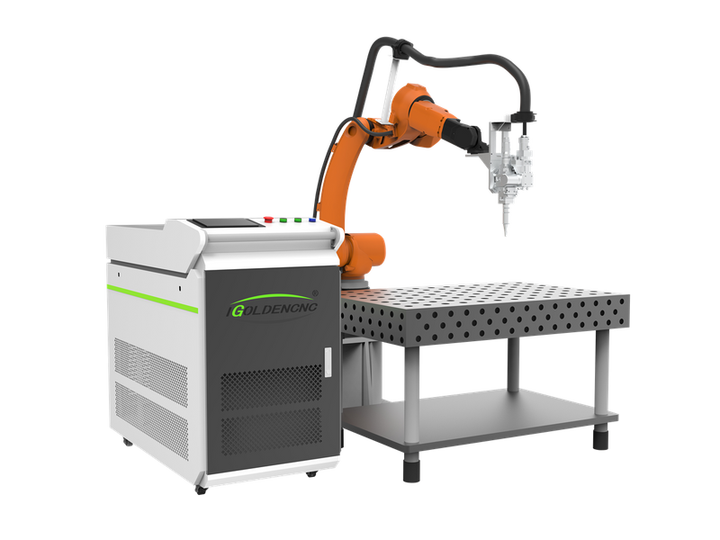 Sistema de máquina de soldadura con láser robot